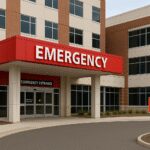 Hospital emergency entrance used in ED misdiagnosis case study