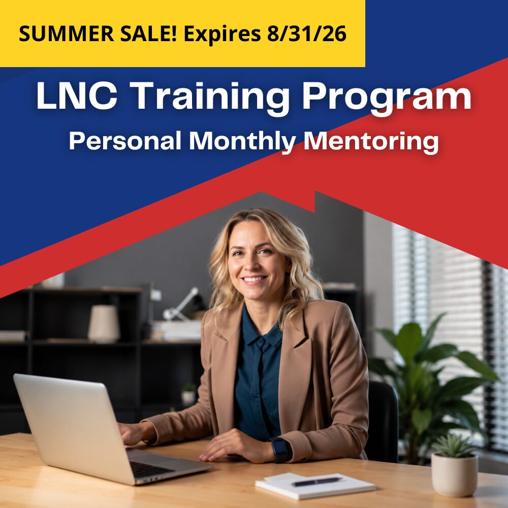 Legal Nurse Consultant Training Program with personal monthly mentoring and Q&A support
