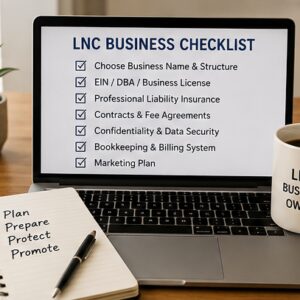 Legal Nurse Consultant business course covering LNC marketing, jobs, clients, and attorney outreach
