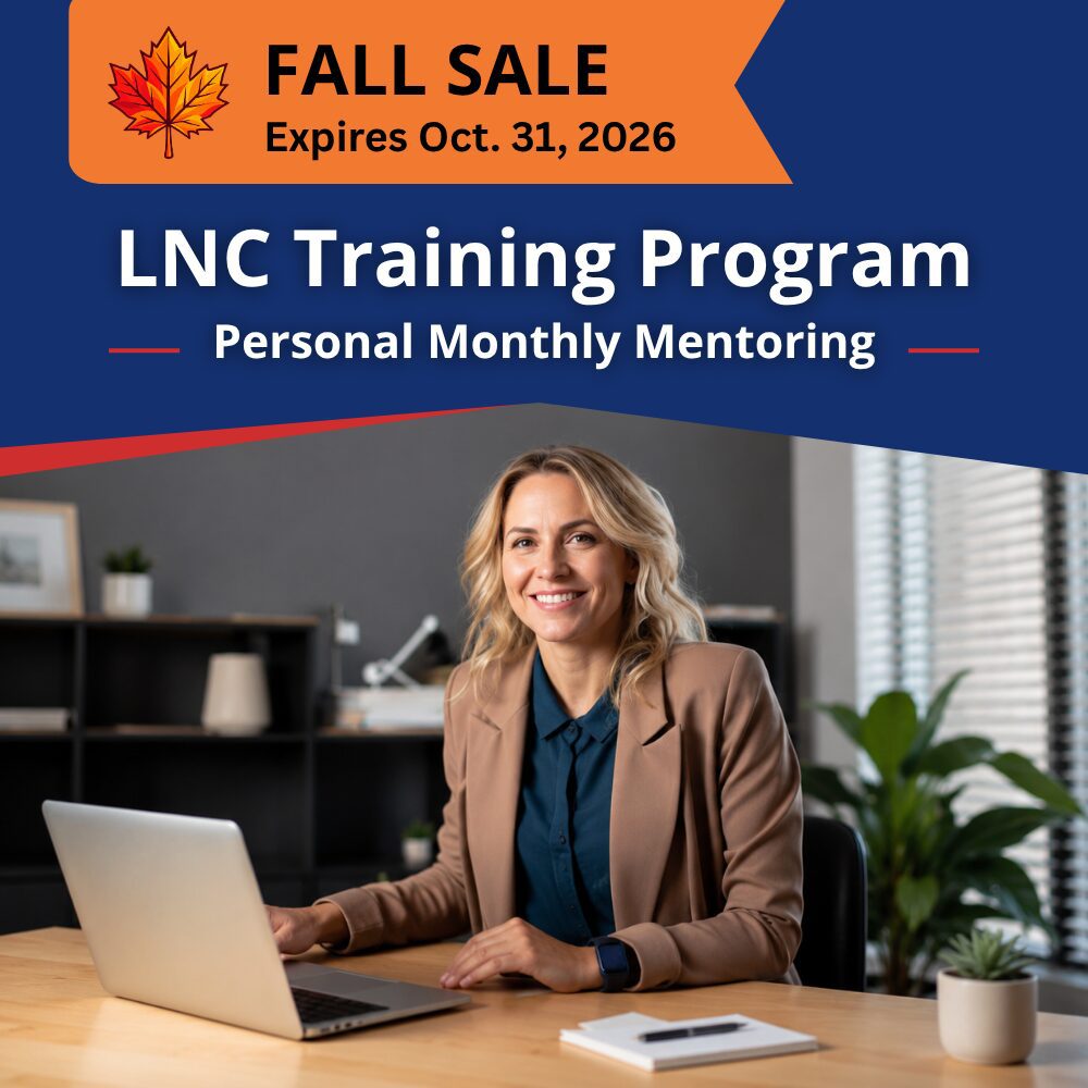 Legal Nurse Consultant Training Program with personal monthly mentoring and Q&A support.